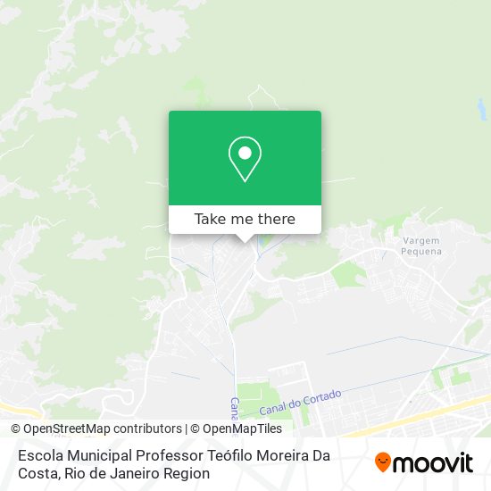 Mapa Escola Municipal Professor Teófilo Moreira Da Costa