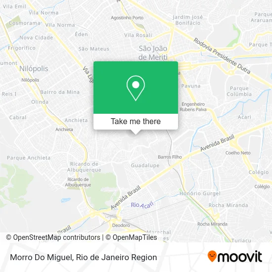 Morro Do Miguel map