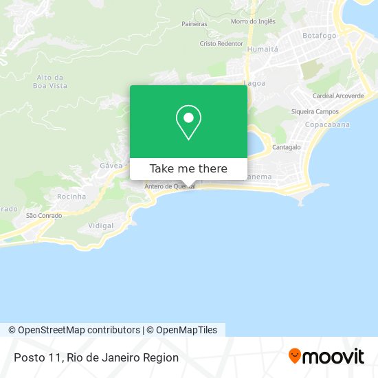 Posto 11 map