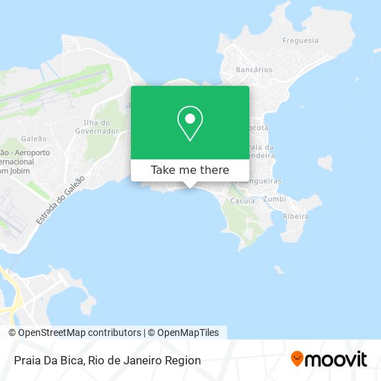 Praia Da Bica map