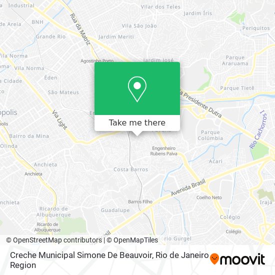 Creche Municipal Simone De Beauvoir map