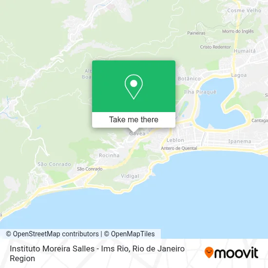Instituto Moreira Salles - Ims Rio map