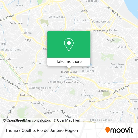 Thomáz Coelho map