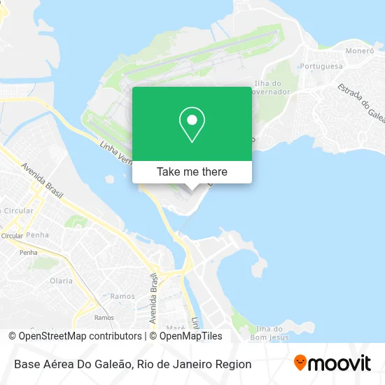 Base Aérea Do Galeão map