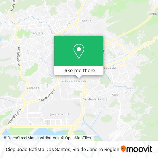 Ciep João Batista Dos Santos map
