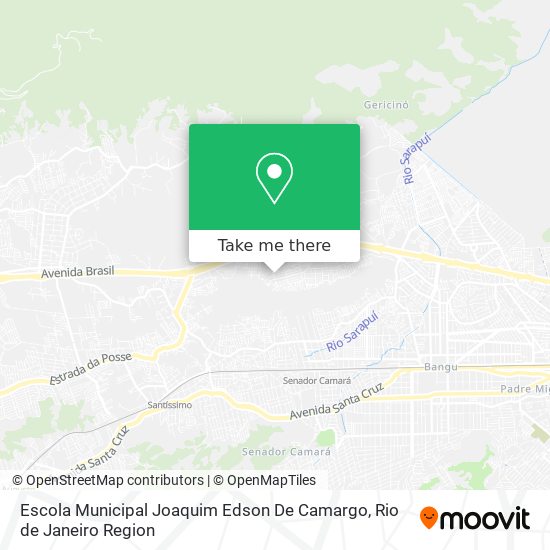 Mapa Escola Municipal Joaquim Edson De Camargo