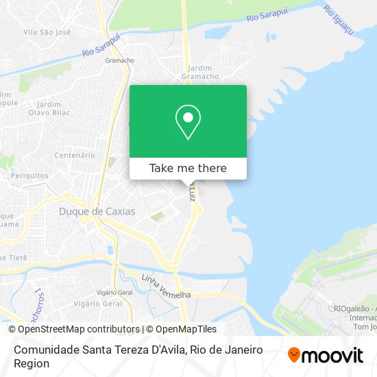 Comunidade Santa Tereza D'Avila map