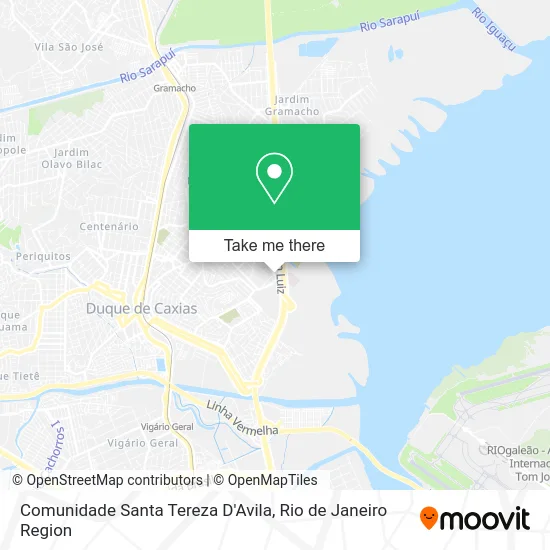 Comunidade Santa Tereza D'Avila map