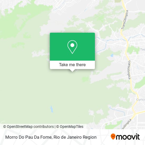 Mapa Morro Do Pau Da Fome