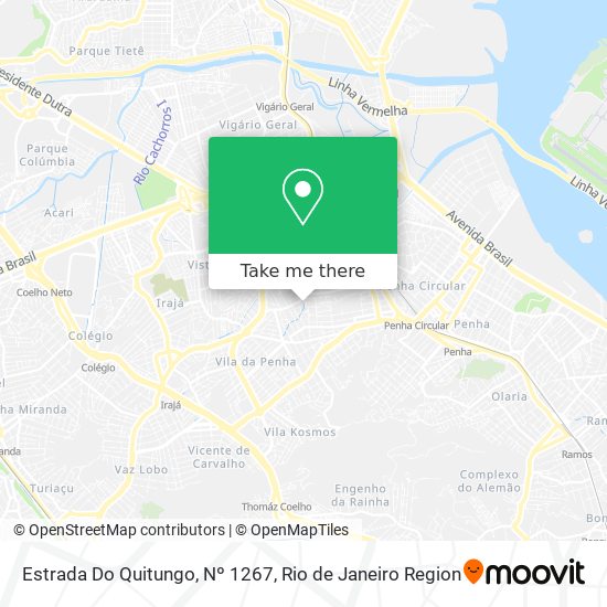 Mapa Estrada Do Quitungo, Nº 1267