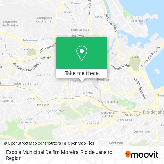Mapa Escola Municipal Delfim Moreira
