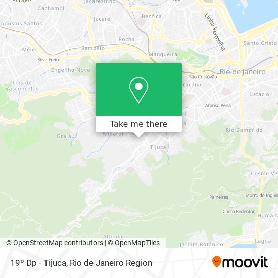 19º Dp - Tijuca map