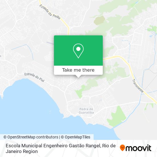 Mapa Escola Municipal Engenheiro Gastão Rangel