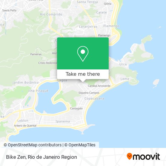 Bike Zen map