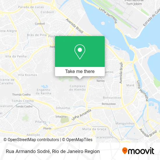 Rua Armando Sodré map