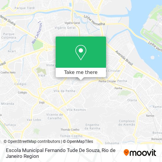 Mapa Escola Municipal Fernando Tude De Souza