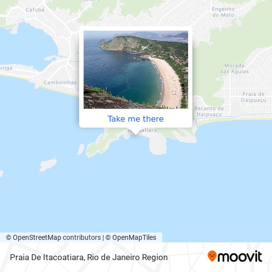 Mapa Praia De Itacoatiara