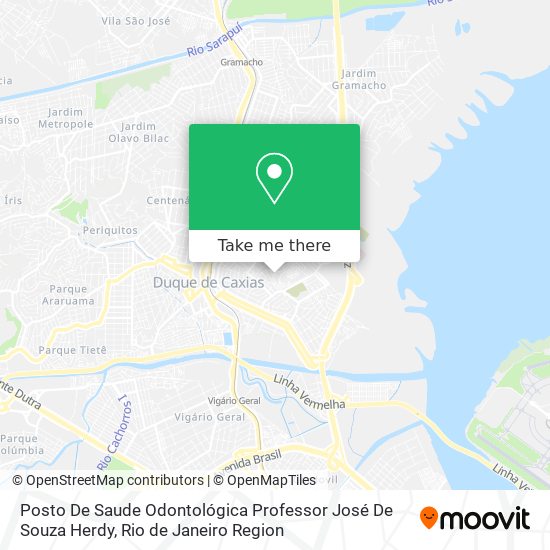 Mapa Posto De Saude Odontológica Professor José De Souza Herdy