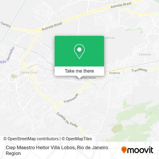 Ciep Maestro Heitor Villa Lobos map