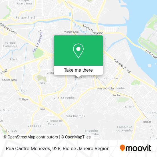 Rua Castro Menezes, 928 map