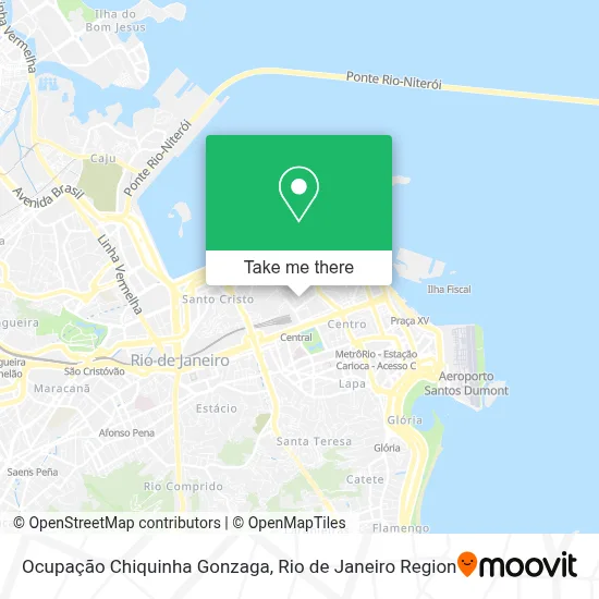 Ocupação Chiquinha Gonzaga map