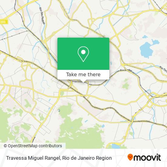 Mapa Travessa Miguel Rangel