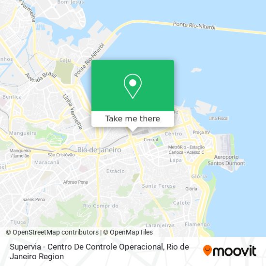 Supervia - Centro De Controle Operacional map