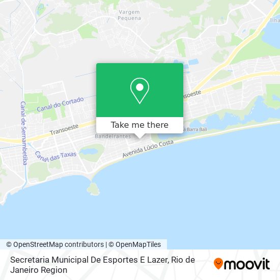 Mapa Secretaria Municipal De Esportes E Lazer