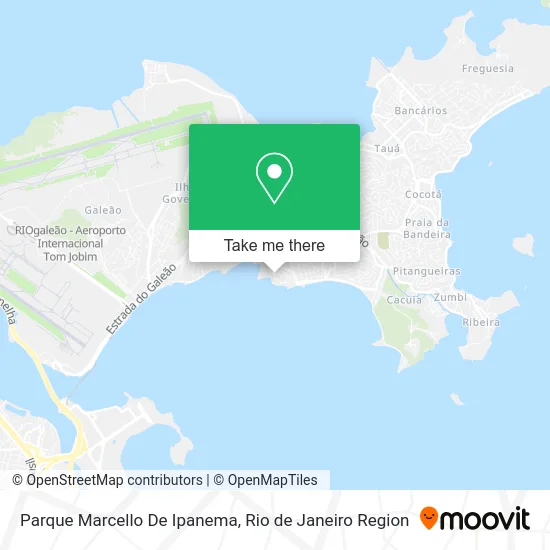 Parque Marcello De Ipanema map