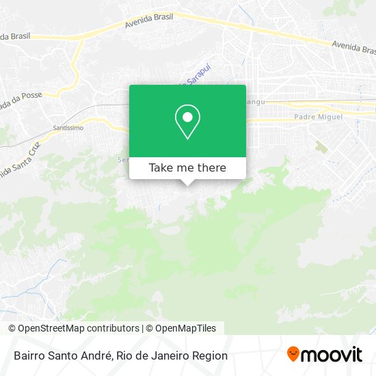 Bairro Santo André map