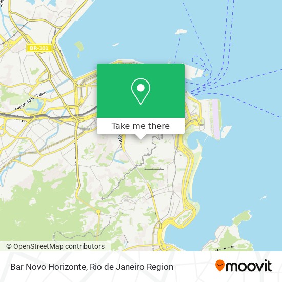 Bar Novo Horizonte map