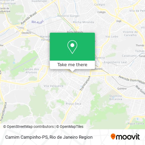 Camim Campinho-PS map