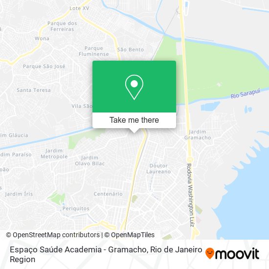 Espaço Saúde Academia - Gramacho map