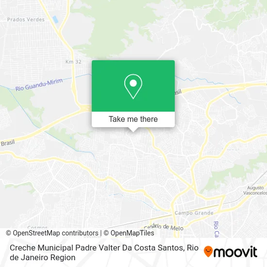 Creche Municipal Padre Valter Da Costa Santos map