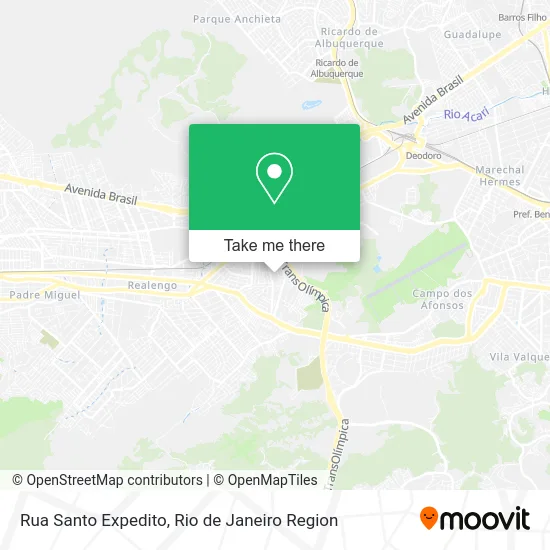 Rua Santo Expedito map