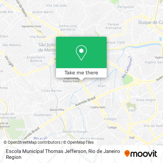 Escola Municipal Thomas Jefferson map