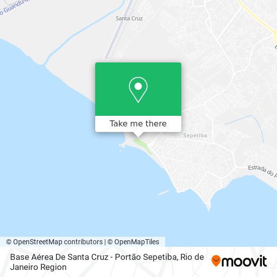 Mapa Base Aérea De Santa Cruz - Portão Sepetiba
