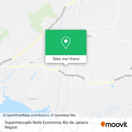 Mapa Supermercado Rede Economia