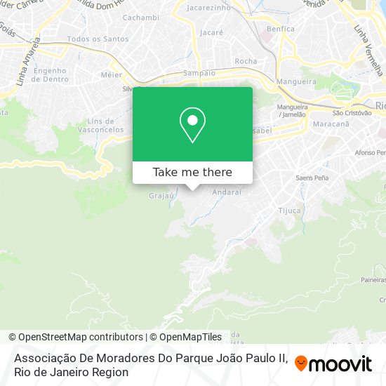 Mapa Associação De Moradores Do Parque João Paulo II