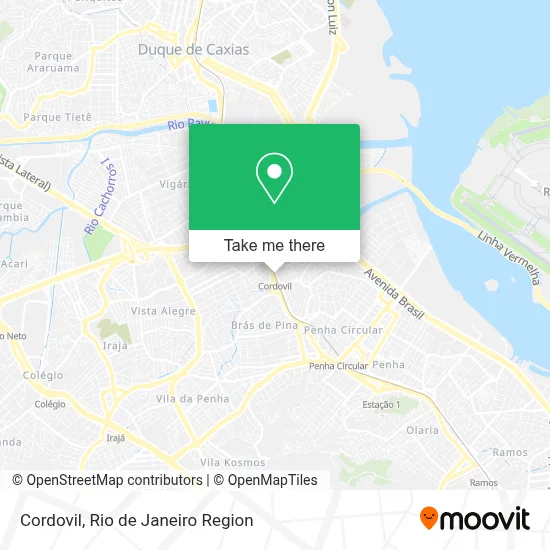 Cordovil map