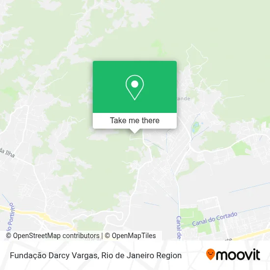 Fundação Darcy Vargas map
