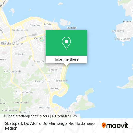 Skatepark Do Aterro Do Flamengo map