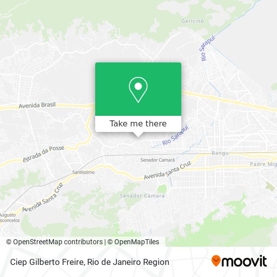 Ciep Gilberto Freire map