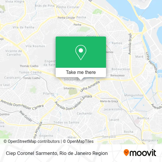 Ciep Coronel Sarmento map