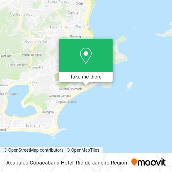 Acapulco Copacabana Hotel map