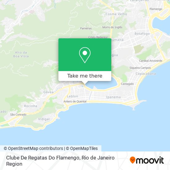 Clube De Regatas Do Flamengo map