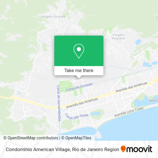 Condomínio American Village map