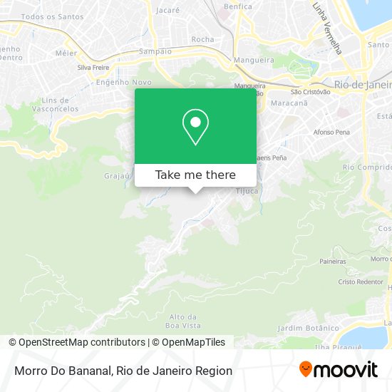 Morro Do Bananal map