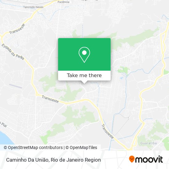 Caminho Da União map