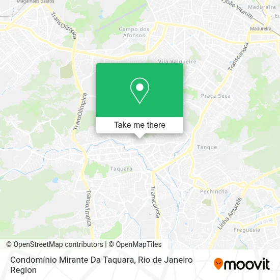 Condomínio Mirante Da Taquara map